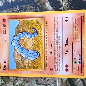 Pokemon card Onix
